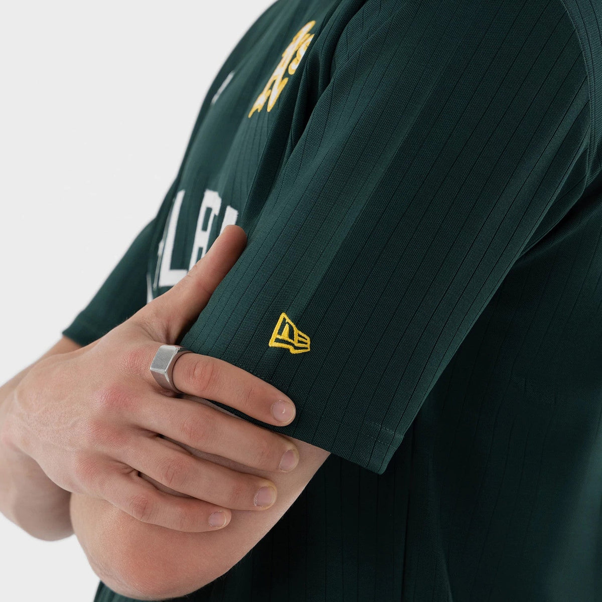 Athletics MLB Dark Green Oversized T-Shirt-Benirox