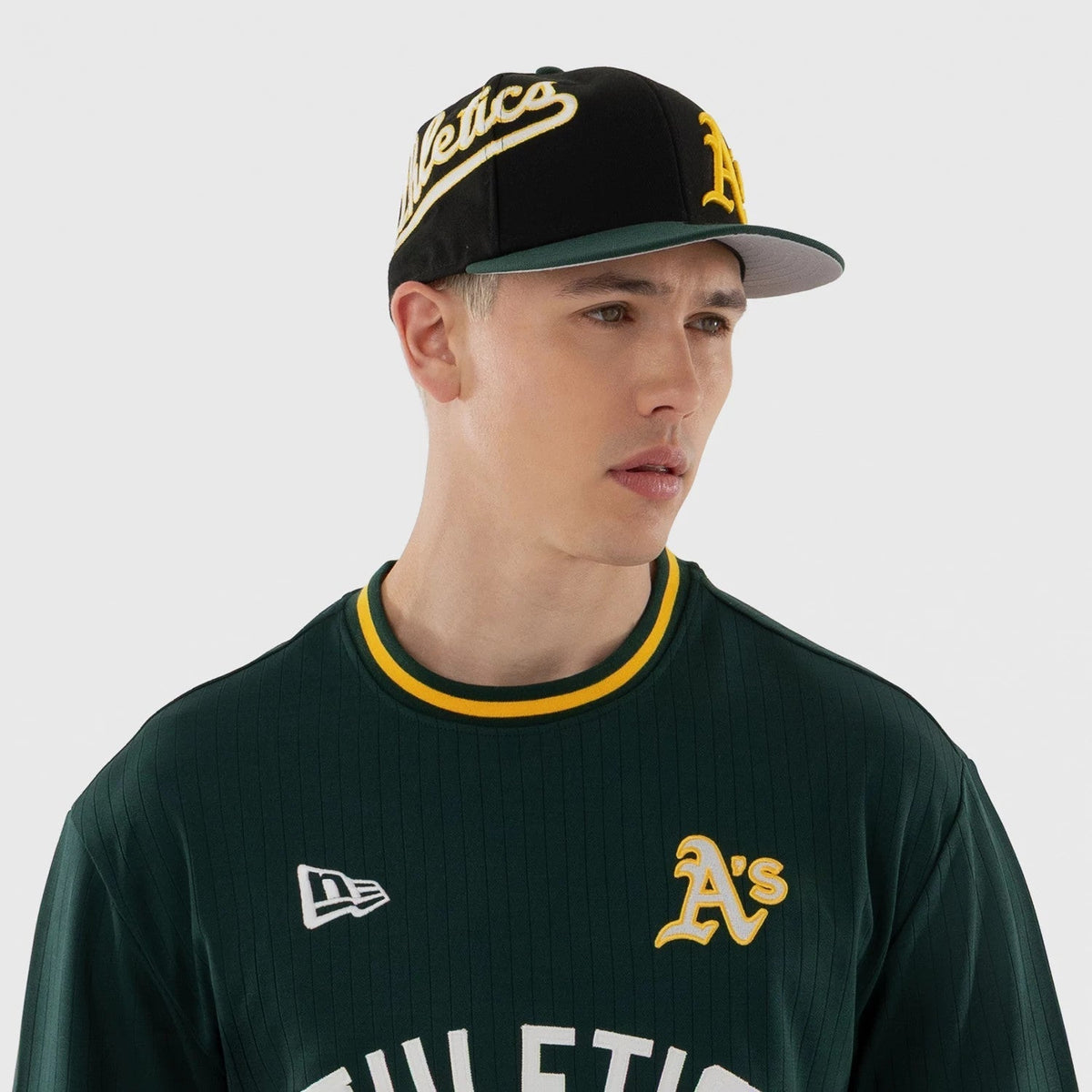 Athletics MLB Dark Green Oversized T-Shirt-Benirox
