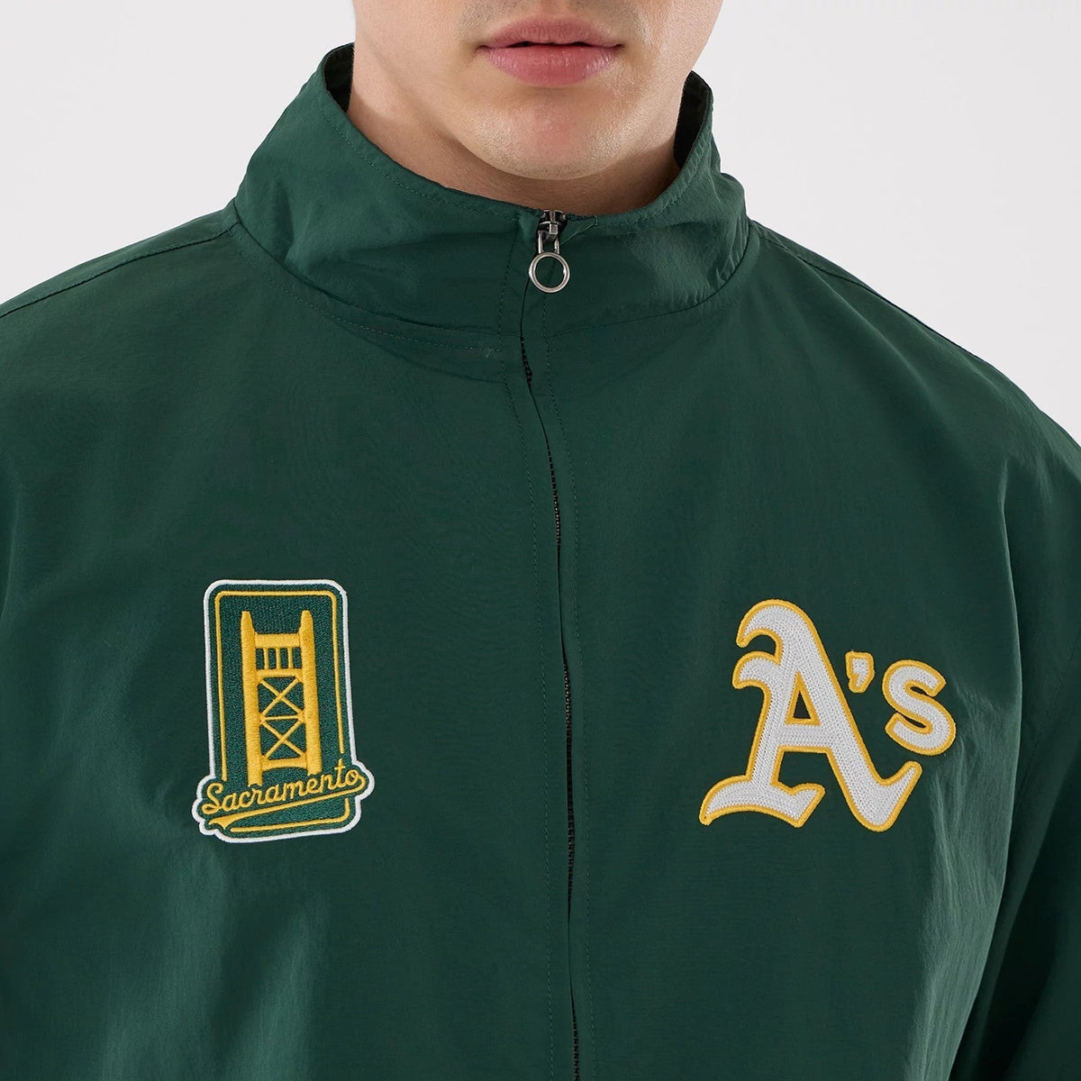 Athletics MLB Dark Green Sports Jacket-Benirox