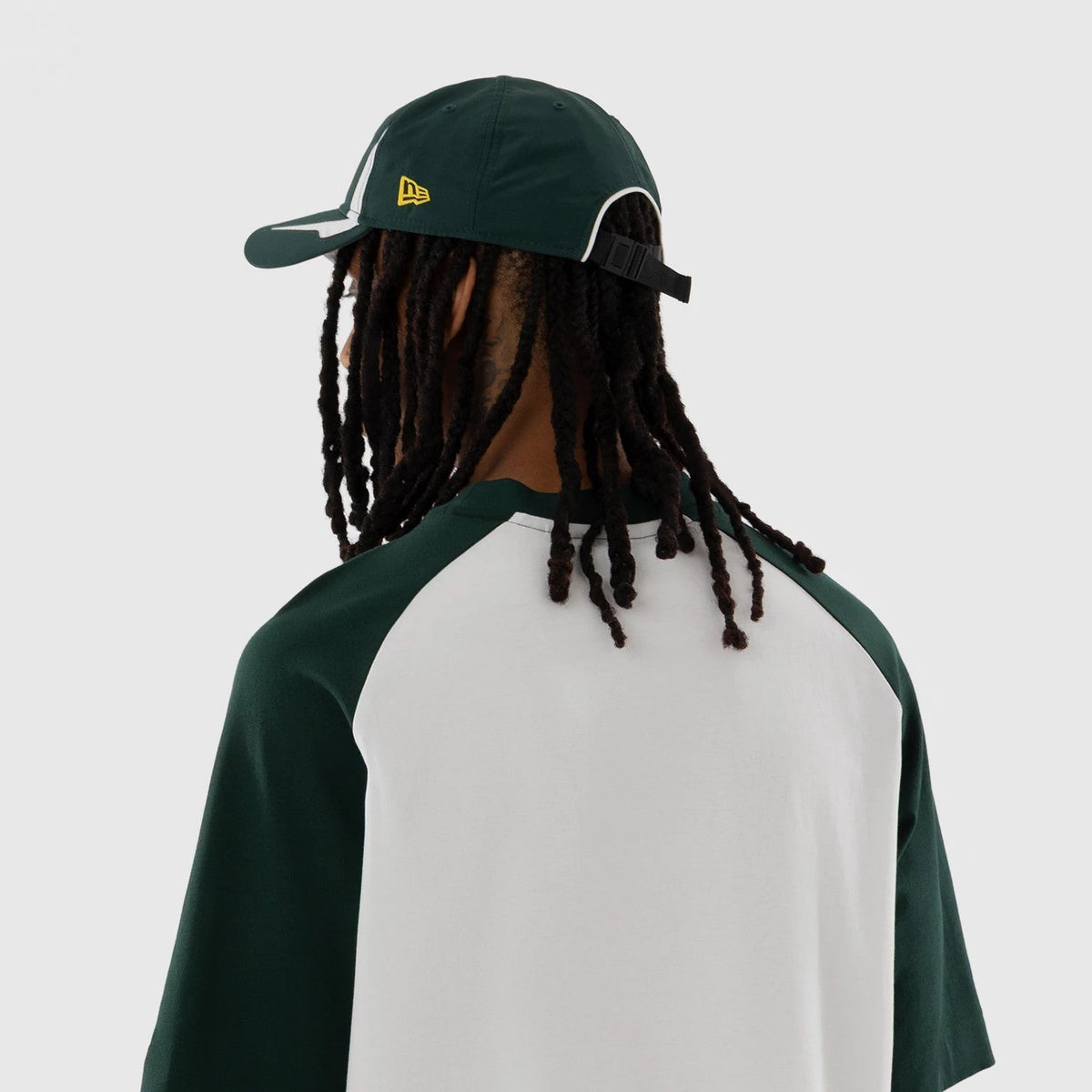 Athletics MLB White Boxy T-Shirt-Benirox