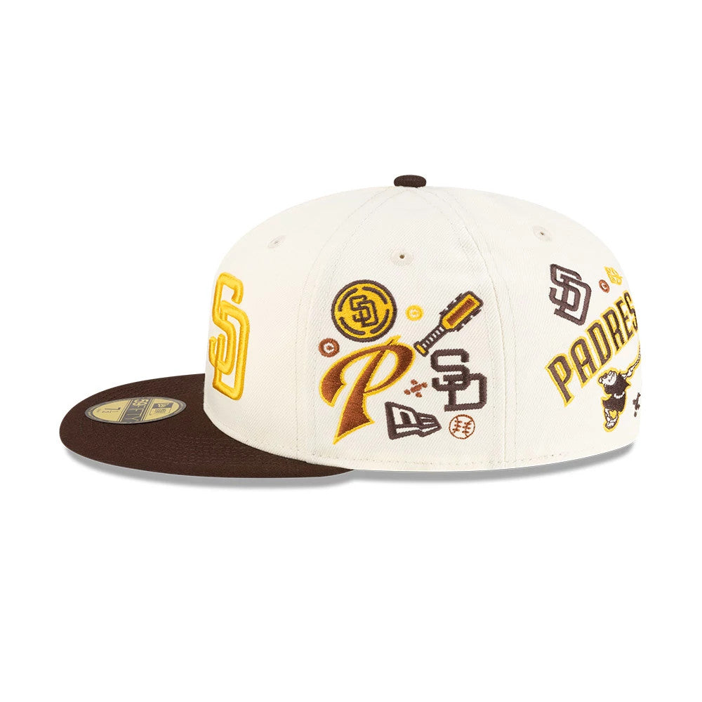 All Over MLB Mexico City Series 2026 White 59FIFTY Fitted Cap-Benirox