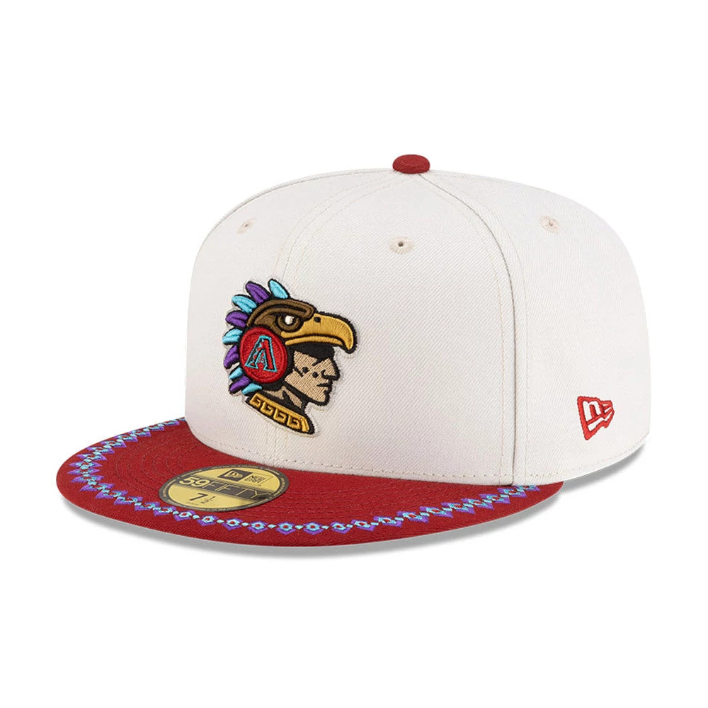 Arizona Diamondbacks MLB Mexico City Series 2026 White 59FIFTY Fitted Cap-Benirox