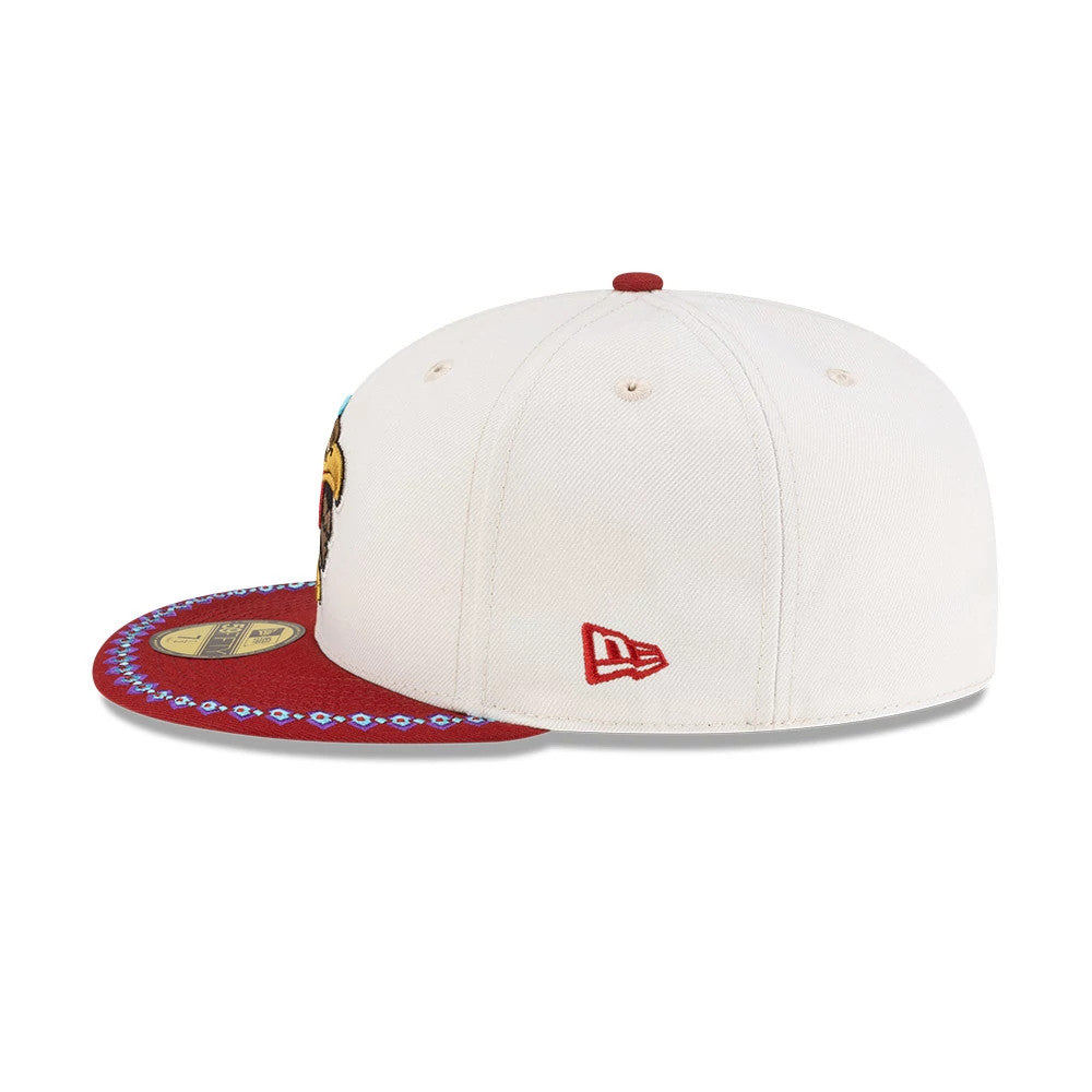 Arizona Diamondbacks MLB Mexico City Series 2026 White 59FIFTY Fitted Cap-Benirox