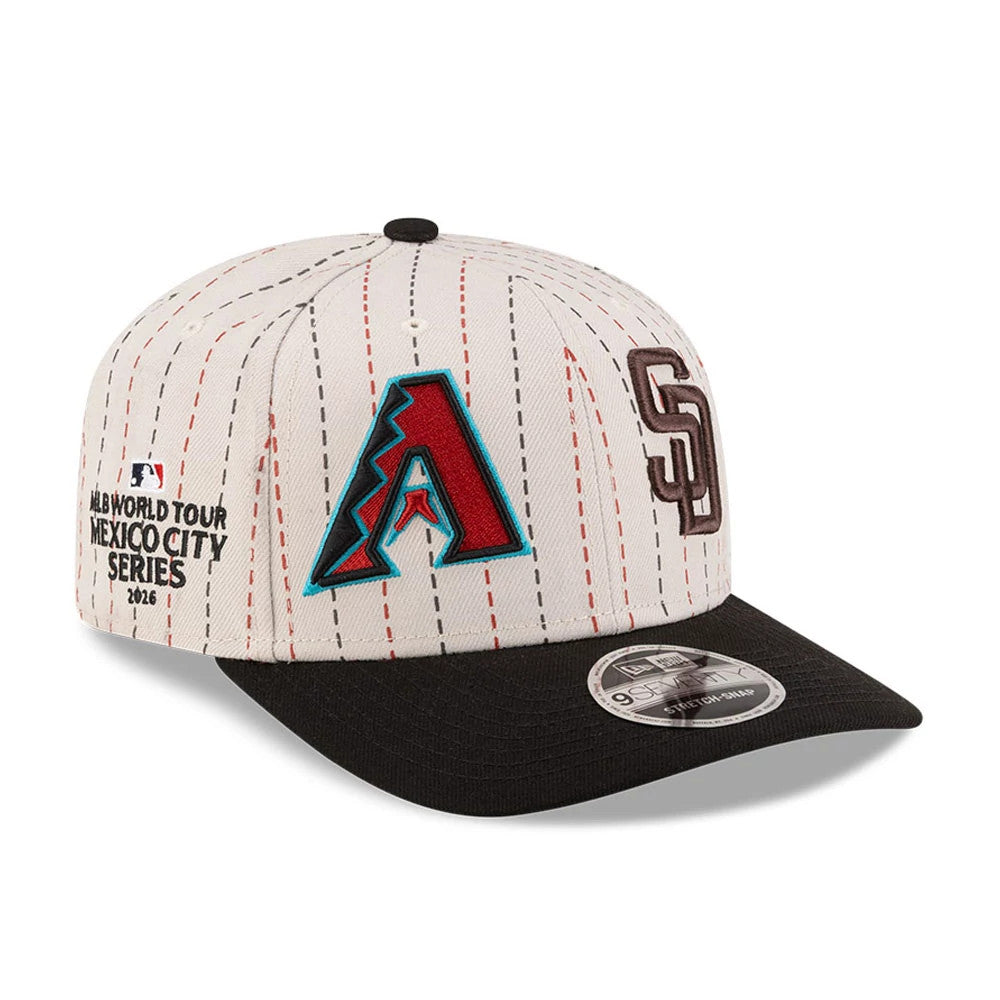 Dueling League MLB Mexico City Series 2026 Light Beige 9SEVENTY Stretch Snap Adjustable Cap-Benirox