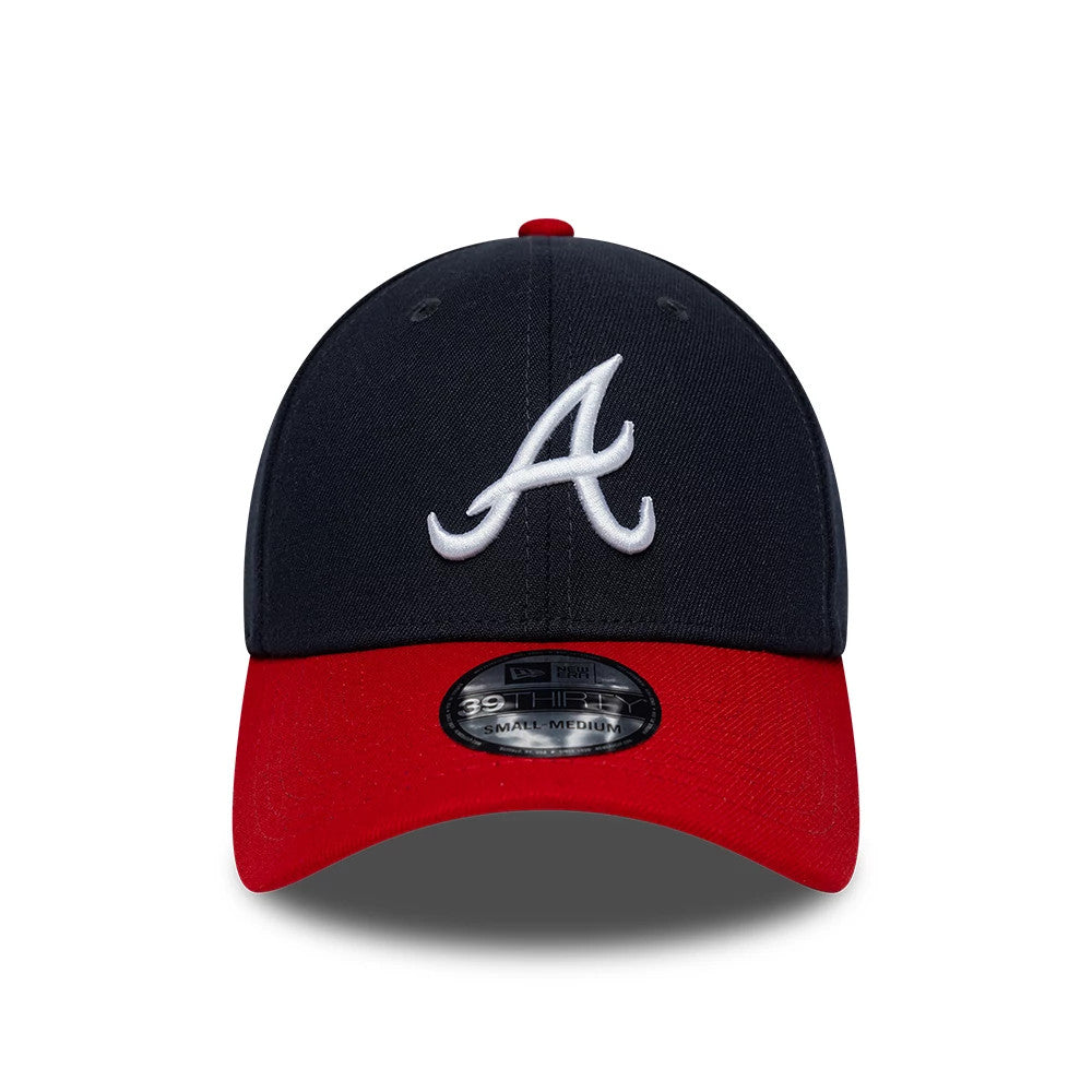 Atlanta Braves MLB Classic Navy 39THIRTY Stretch Fit Cap-Benirox