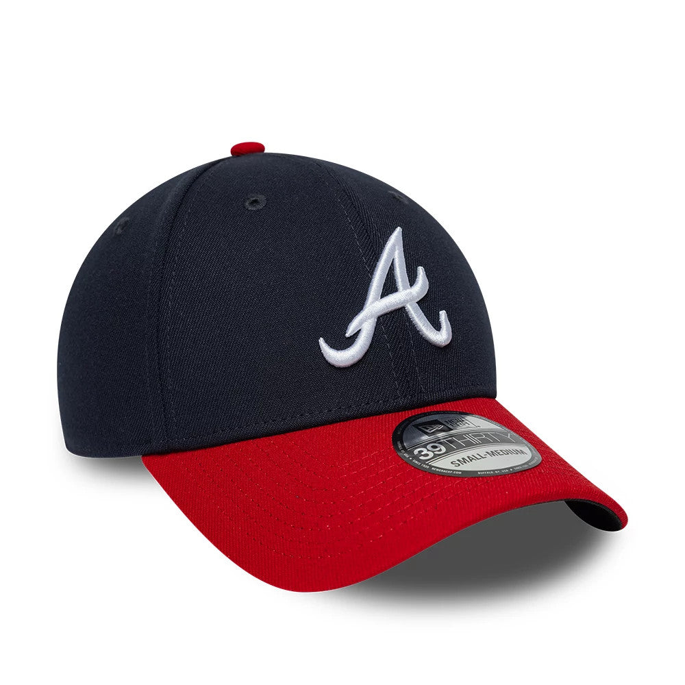 Atlanta Braves MLB Classic Navy 39THIRTY Stretch Fit Cap-Benirox