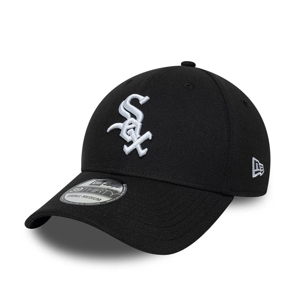 Chicago White Sox MLB Classic Black 39THIRTY Stretch Fit Cap-Benirox