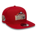 Denver Nuggets NBA Hardwood Classic Dark Red 9FIFTY A-Frame Snapback Adjustable Cap-Benirox