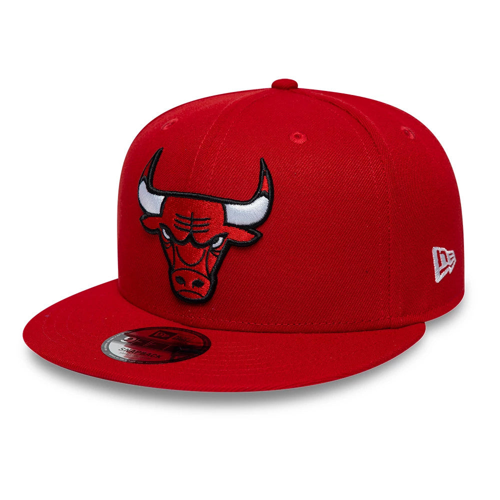 Chicago Bulls NBA Red 9FIFTY Snapback Adjustable Cap-Benirox