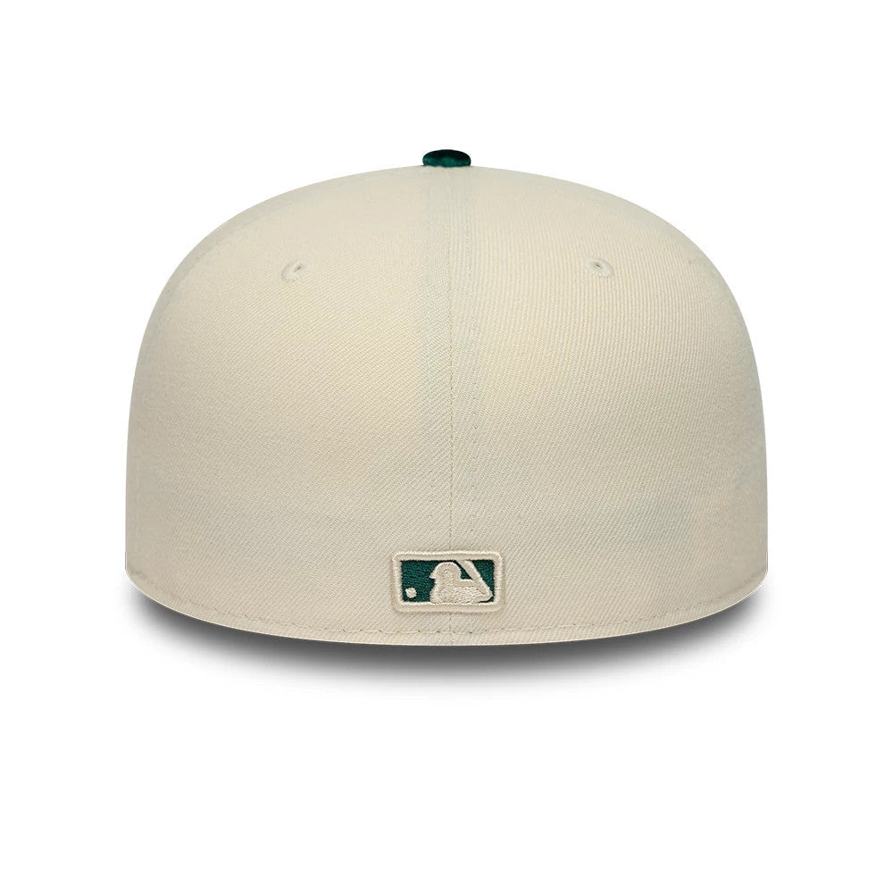 Athletics MLB Paisley Visor Cream 59FIFTY Fitted Cap-Benirox