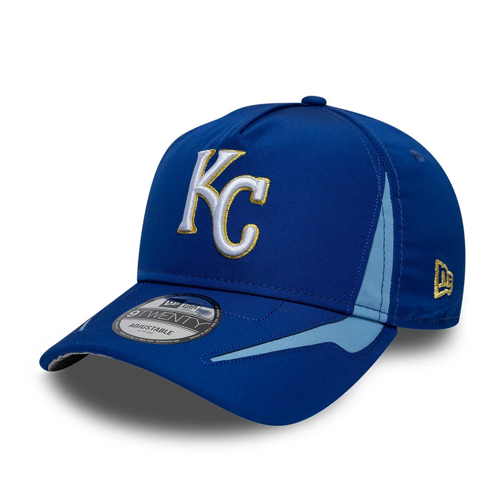 Kansas City Royals MLB Panel Blue 9TWENTY A-Frame Adjustable Cap-Benirox