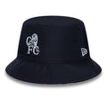 Chelsea FC Retro Goal Keeper Navy Reversible Bucket Hat-Benirox