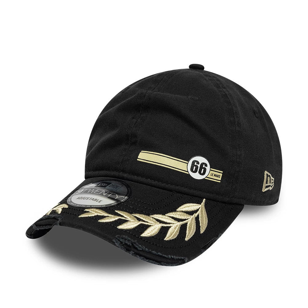 24HR Le Mans Washed Graphic Black 9TWENTY Adjustable Cap-Benirox