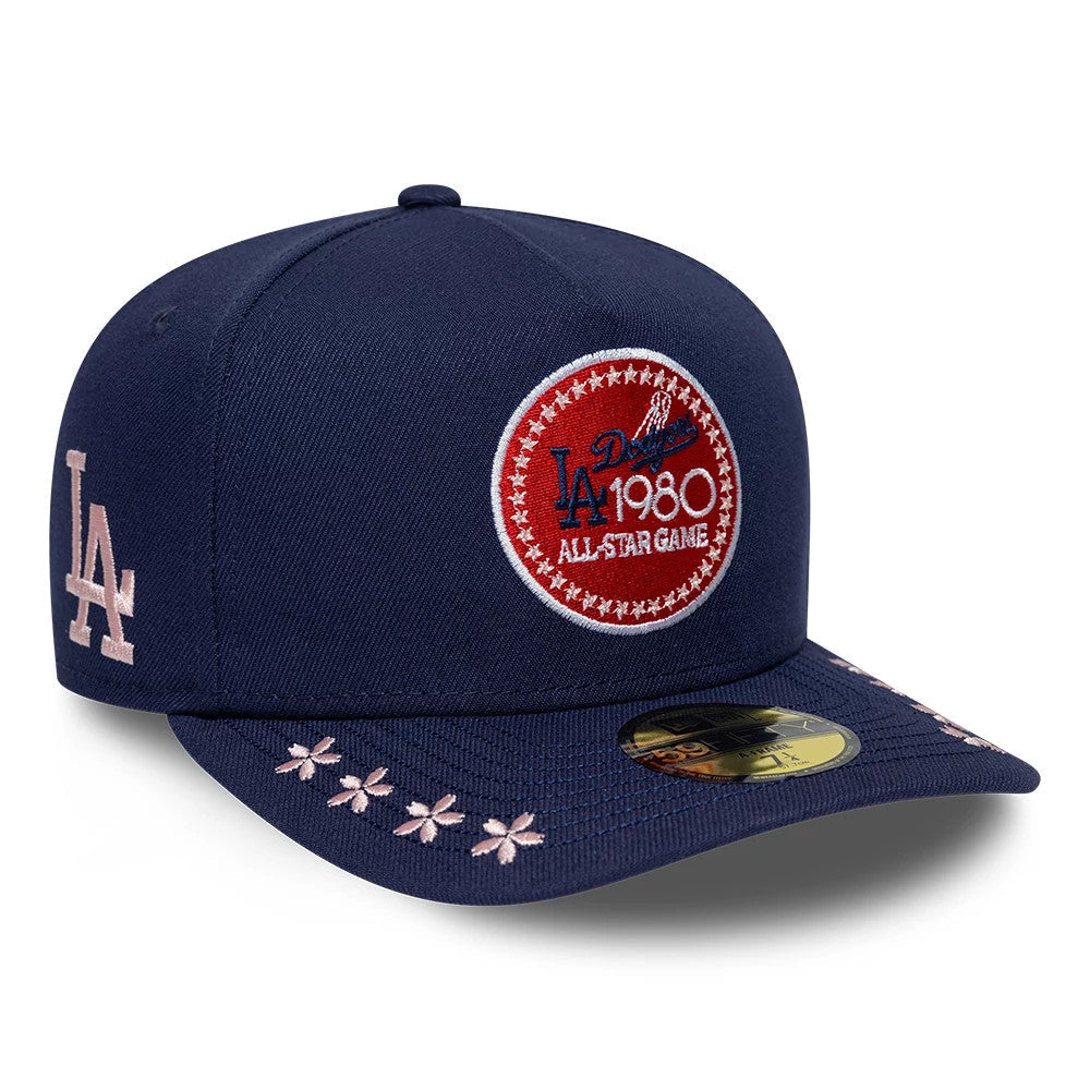 LA Dodgers MLB All Star Game Navy 59FIFTY A-Frame Fitted Cap-Benirox