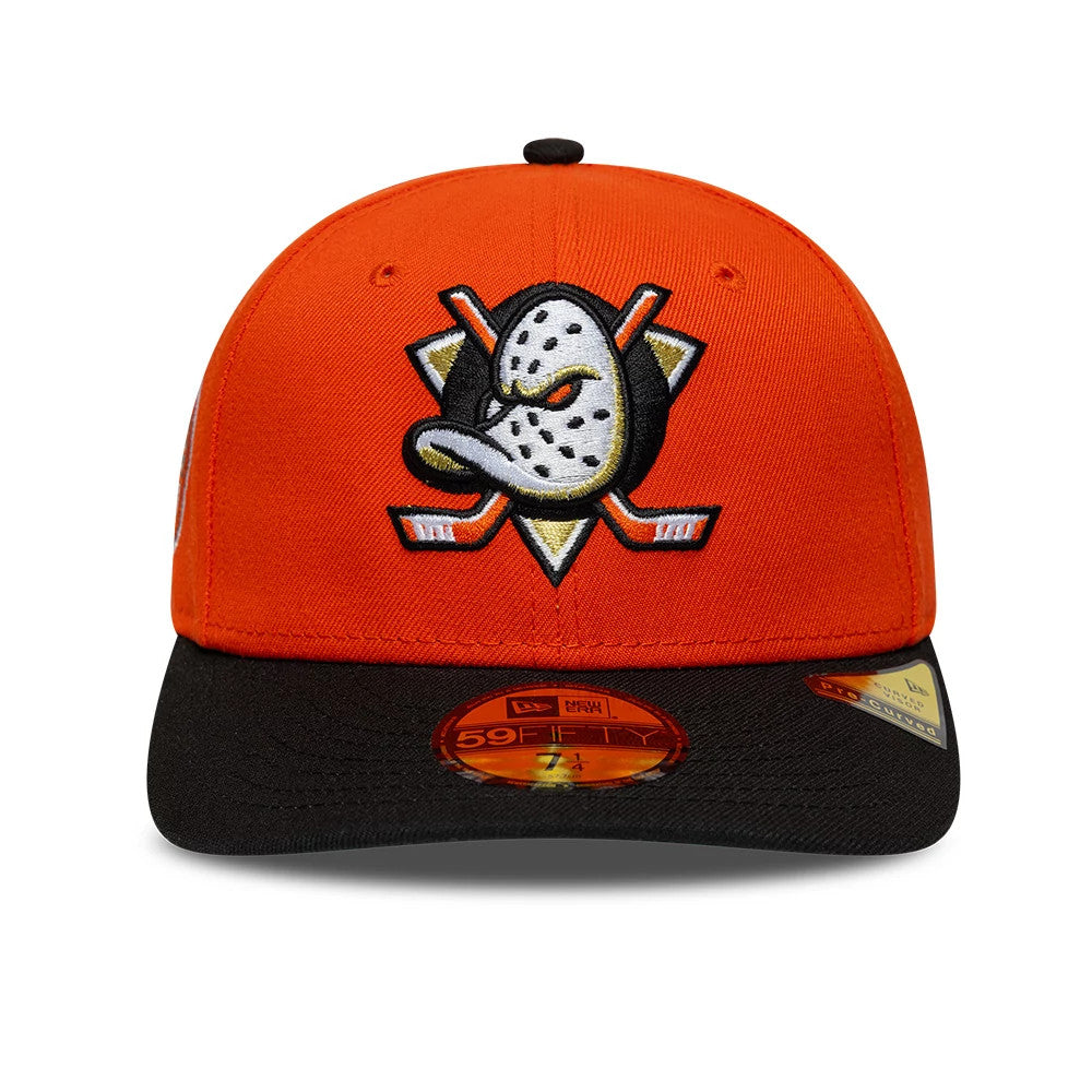 Anaheim Ducks NHL Champions Orange & Black 59FIFTY Fitted Cap-Benirox