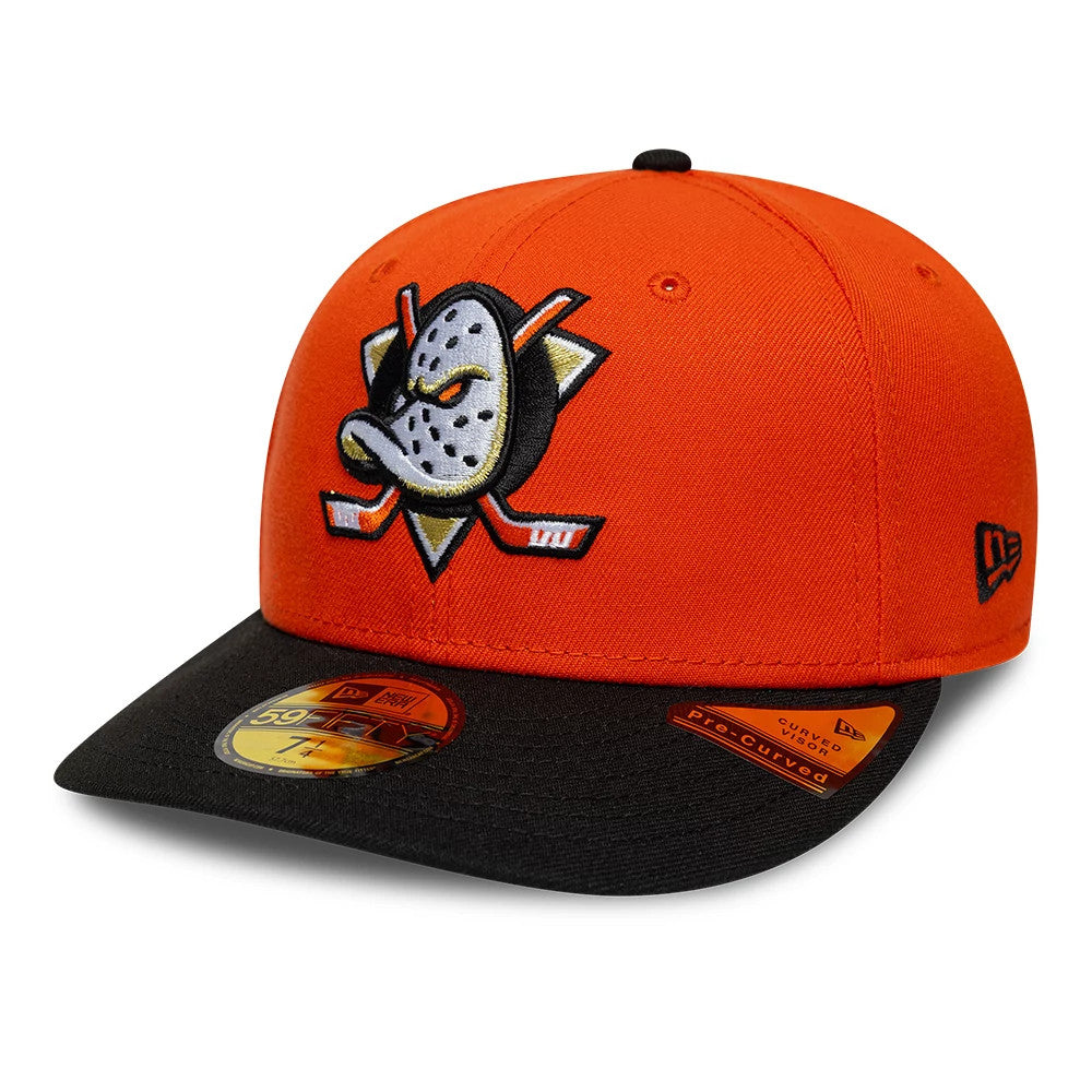 Anaheim Ducks NHL Champions Orange & Black 59FIFTY Fitted Cap-Benirox