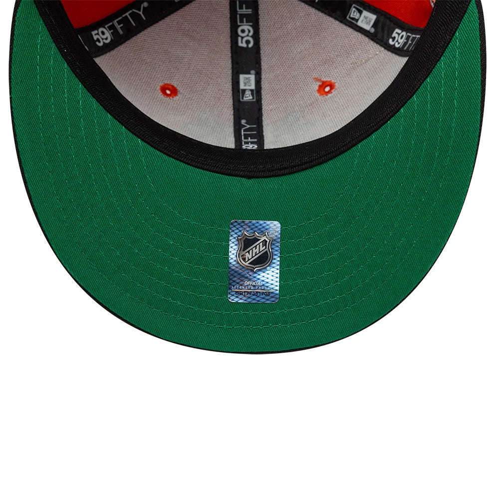 Anaheim Ducks NHL Champions Orange & Black 59FIFTY Fitted Cap-Benirox