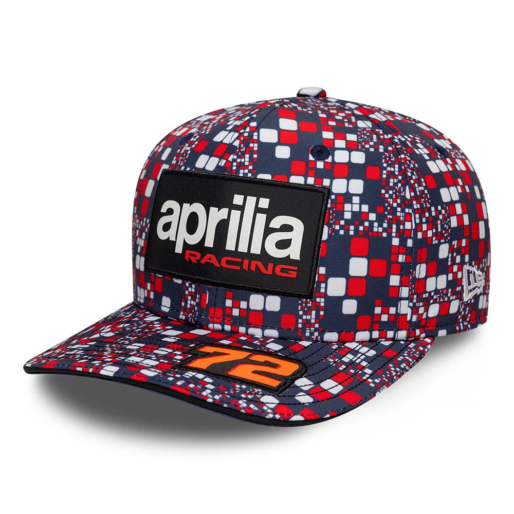 Aprilia Replica Marco Bezzecchi Silverstone Race Special Blue 9SEVENTY Stretch Snap Adjustable Cap-Benirox