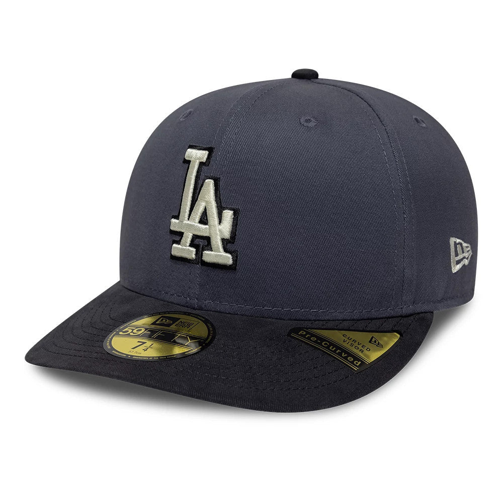 LA Dodgers MLB Dark Grey 59FIFTY Fitted Cap-Benirox