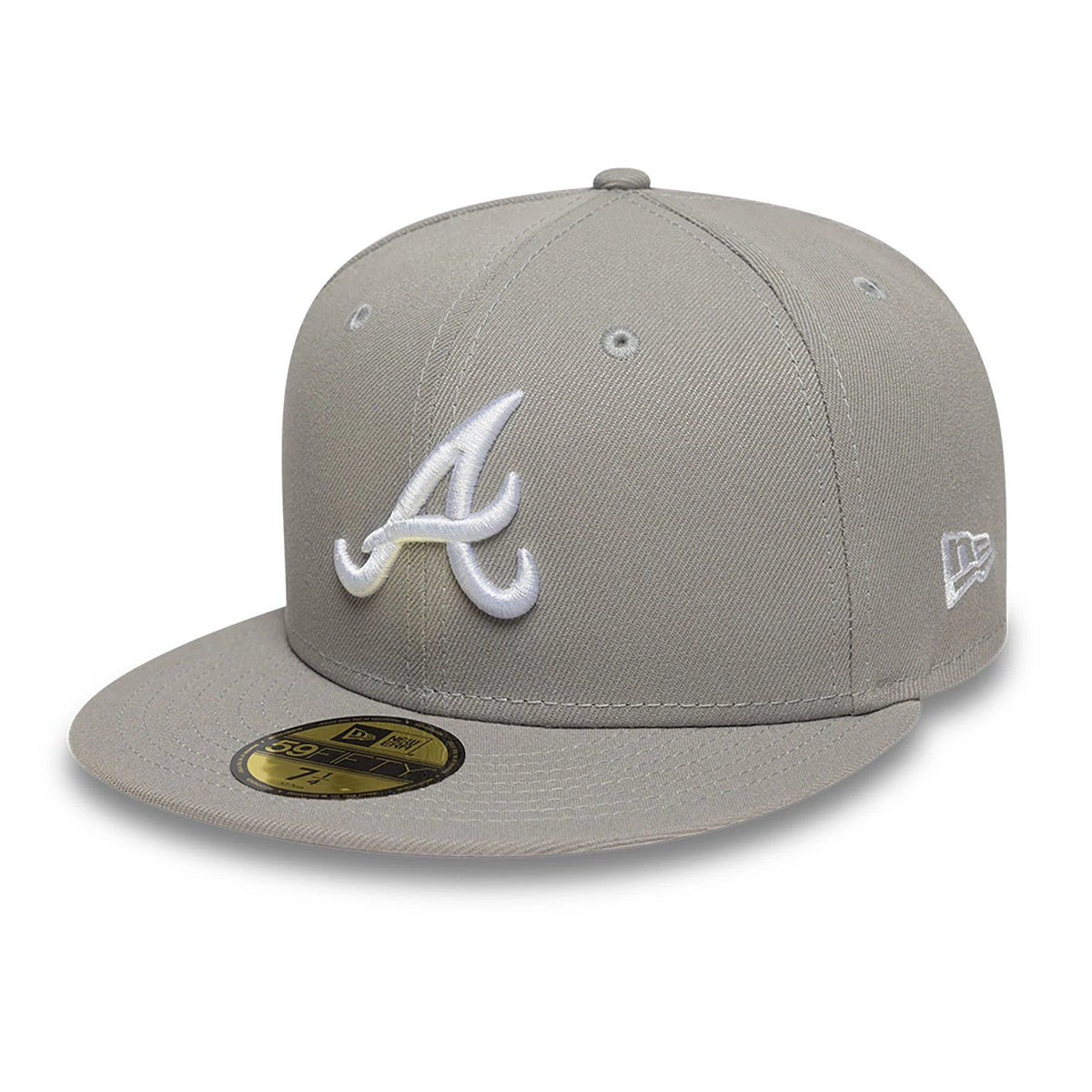 Atlanta Braves Essential Pack Grey 59FIFTY Fitted Cap-Benirox