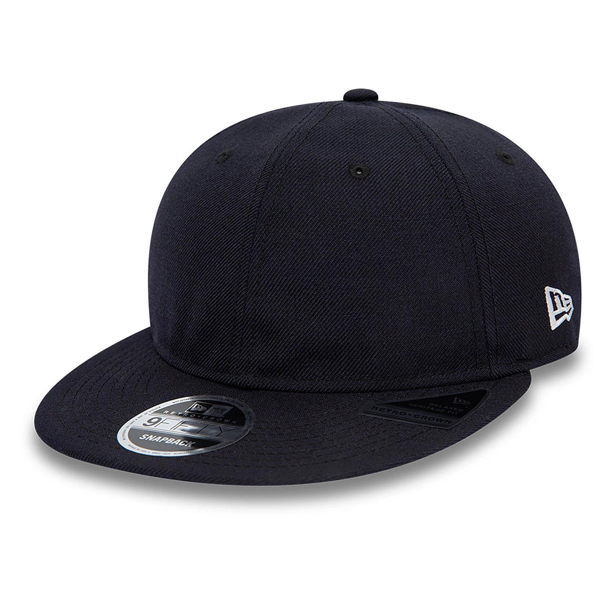 Blank New Era Navy Retro Crown 9FIFTY Snapback Cap-Benirox