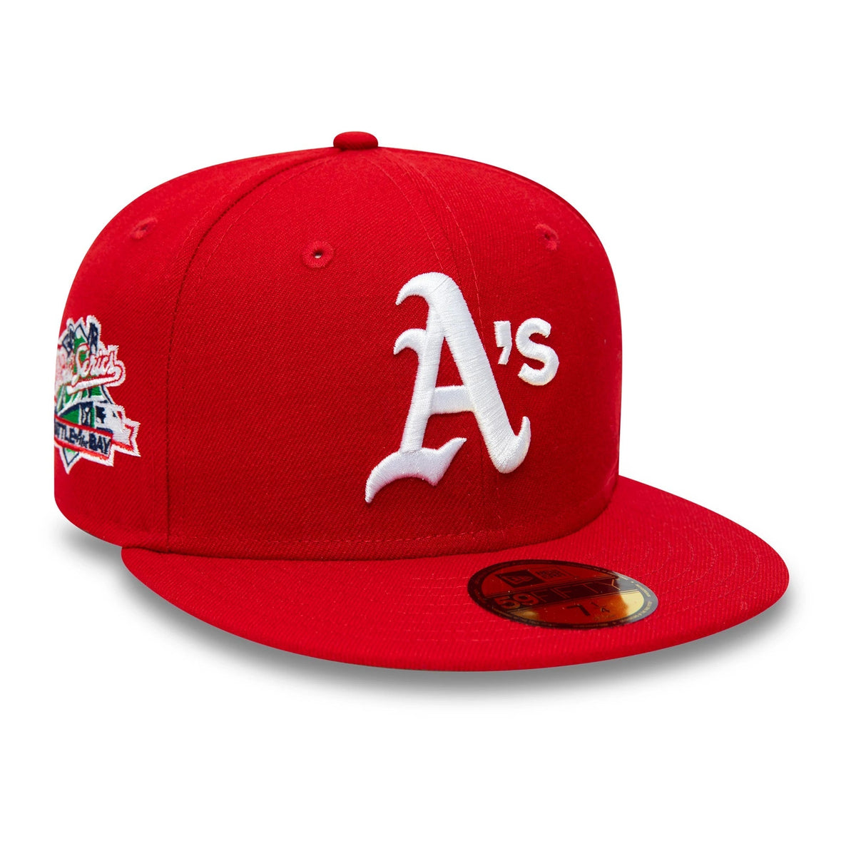 Athletics MLB World Series 1989 Red 59FIFTY Fitted Cap-Benirox