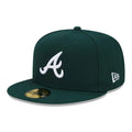 Atlanta Braves MLB Dark Green 59FIFTY Fitted Cap-Benirox