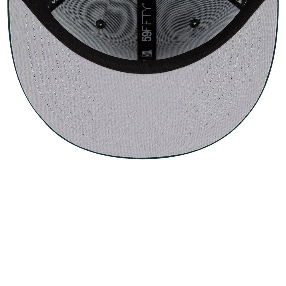 Atlanta Braves MLB Dark Green 59FIFTY Fitted Cap-Benirox