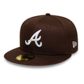 Atlanta Braves MLB Dark Brown 59FIFTY Fitted Cap-Benirox