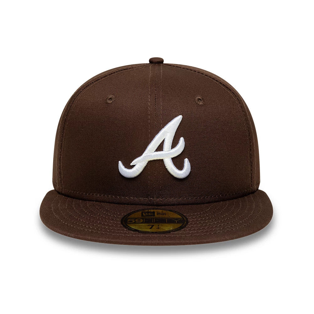 Atlanta Braves MLB Dark Brown 59FIFTY Fitted Cap-Benirox