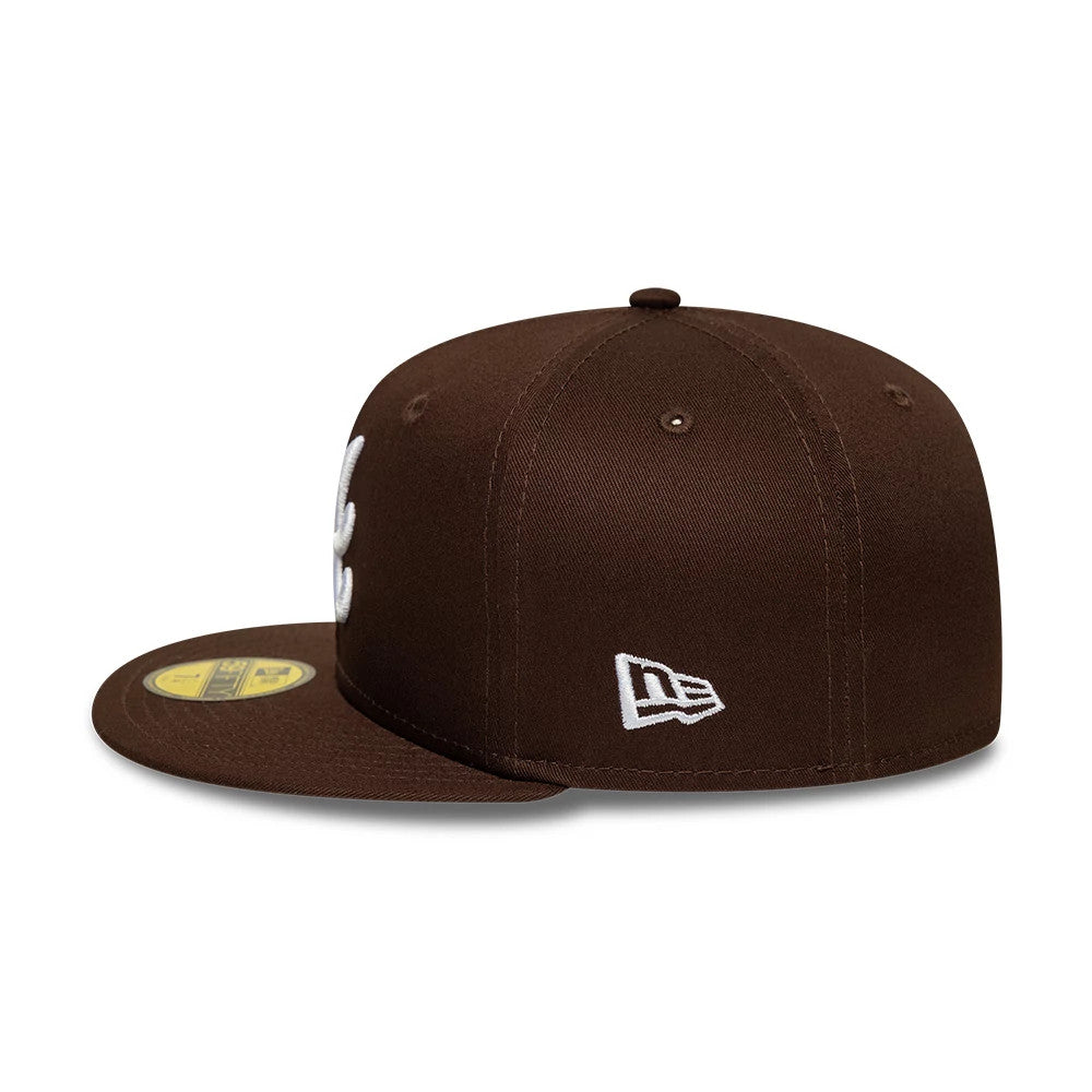 Atlanta Braves MLB Dark Brown 59FIFTY Fitted Cap-Benirox