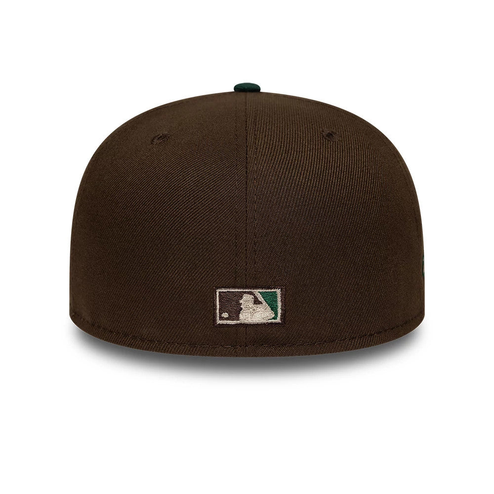 Astros MLB Cooperstown Dark Brown & Dark Green 59FIFTY Fitted Cap-Benirox