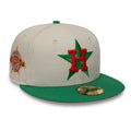 Houston Astros MLB Cooperstown Beige & Green 59FIFTY Fitted Cap-Benirox
