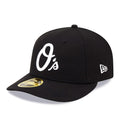 Baltimore Orioles MLB Black Low Profile 59FIFTY Fitted Cap-Benirox