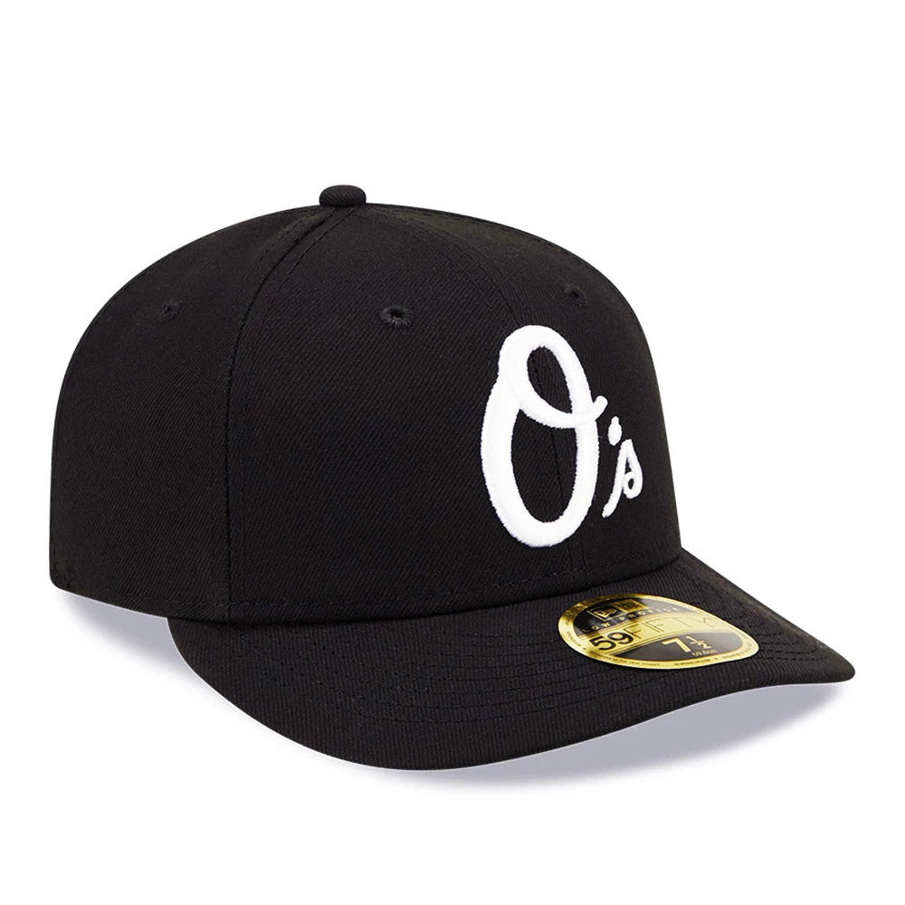 Baltimore Orioles MLB Black Low Profile 59FIFTY Fitted Cap-Benirox