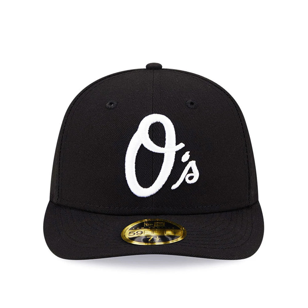 Baltimore Orioles MLB Black Low Profile 59FIFTY Fitted Cap-Benirox