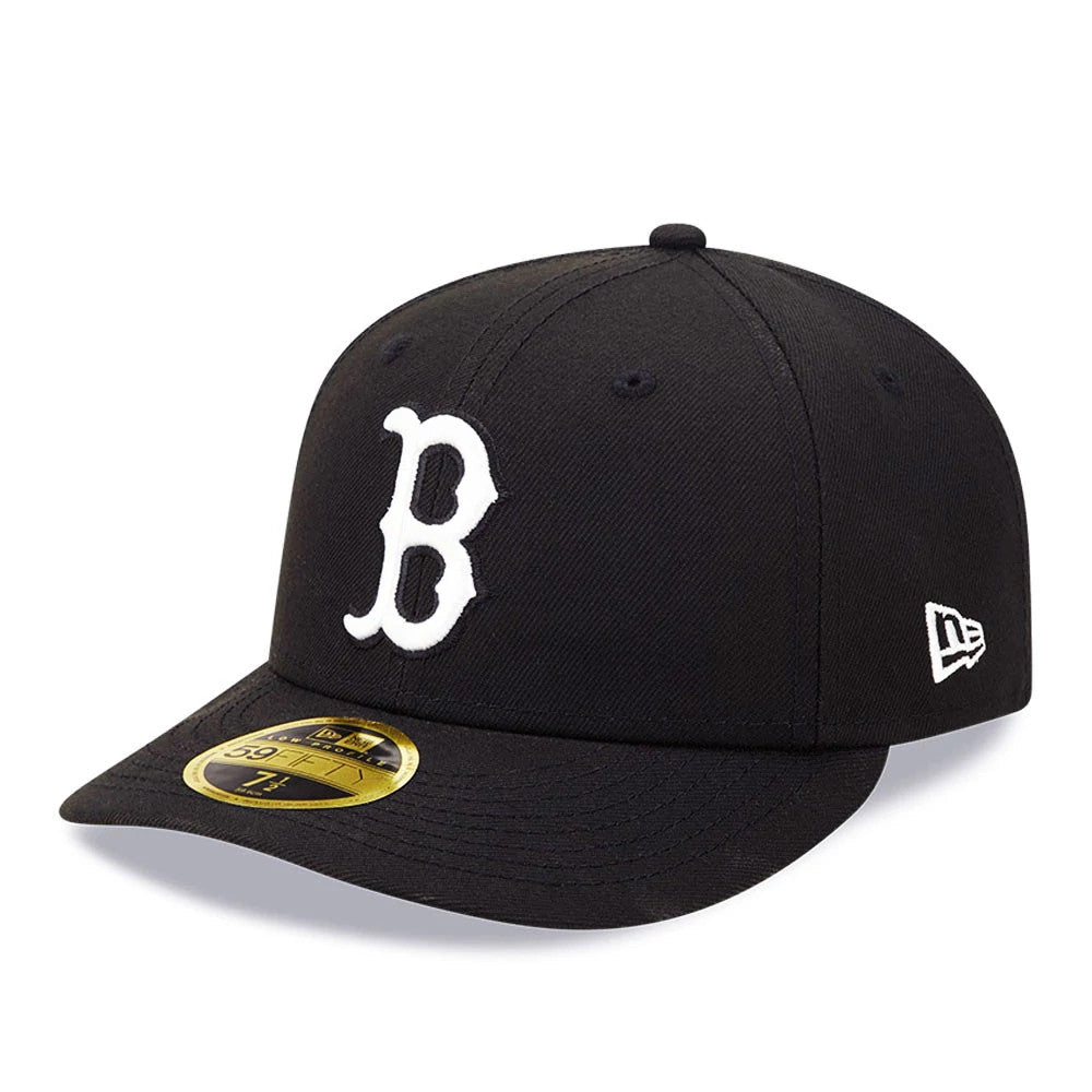 Boston Red Sox MLB Black Low Profile 59FIFTY Fitted Cap-Benirox