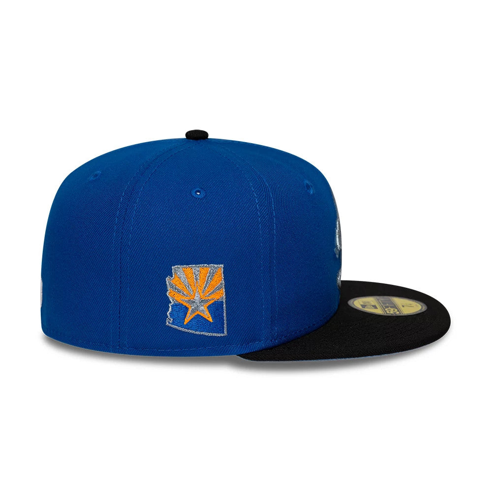 Arizona Diamondbacks MLB City Connect Blue & Black 59FIFTY Fitted Cap-Benirox