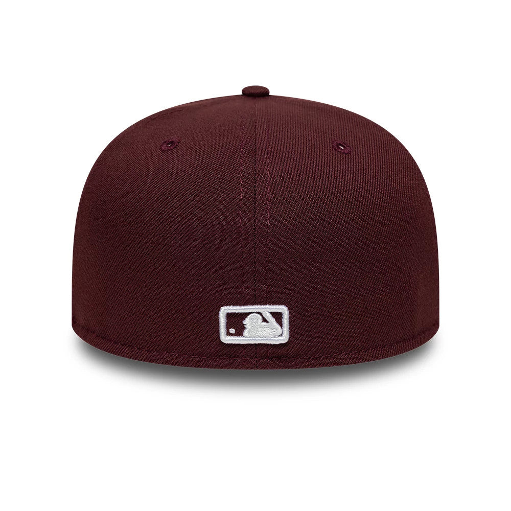 Athletics MLB Dark Purple 59FIFTY Fitted Cap-Benirox