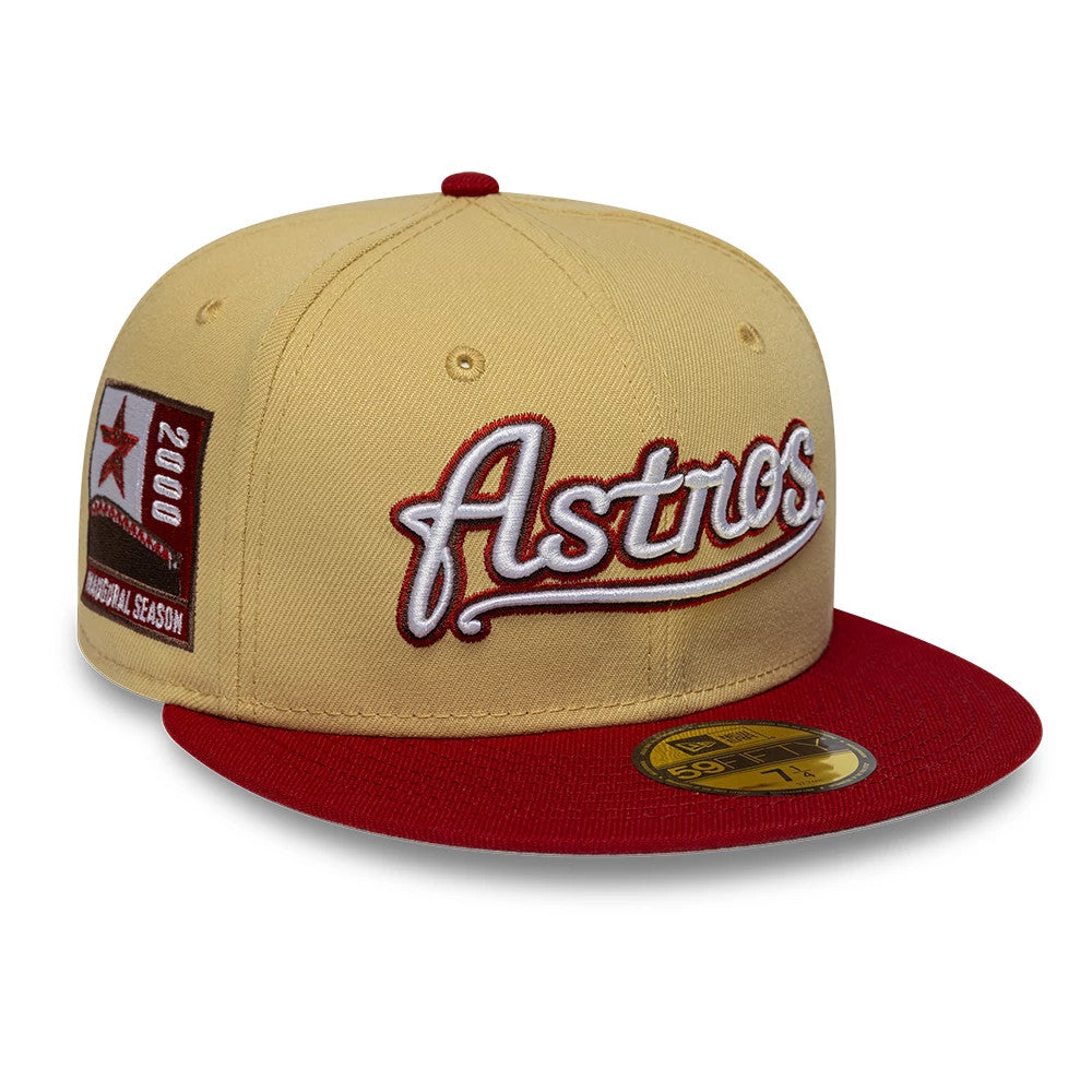 Houston Astros MLB Vegas Gold 59FIFTY Fitted Cap-Benirox