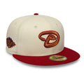 Arizona Diamondbacks MLB Cooperstown White 59FIFTY Fitted Cap-Benirox