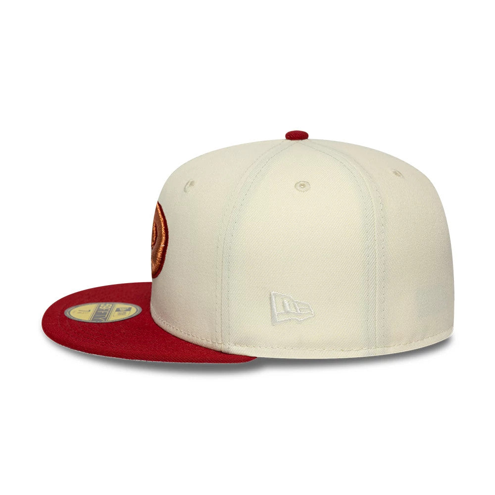 Arizona Diamondbacks MLB Cooperstown White 59FIFTY Fitted Cap-Benirox