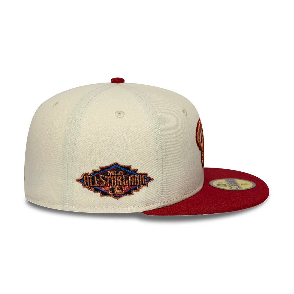 Arizona Diamondbacks MLB Cooperstown White 59FIFTY Fitted Cap-Benirox