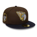Cleveland Guardians MLB Cooperstown Dark Brown & Navy 59FIFTY Fitted Cap-Benirox