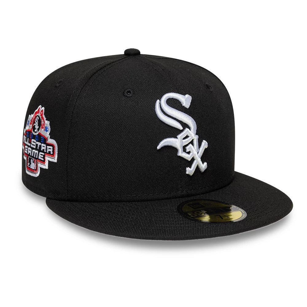 Chicago White Sox MLB Cooperstown Black 59FIFTY Fitted Cap-Benirox