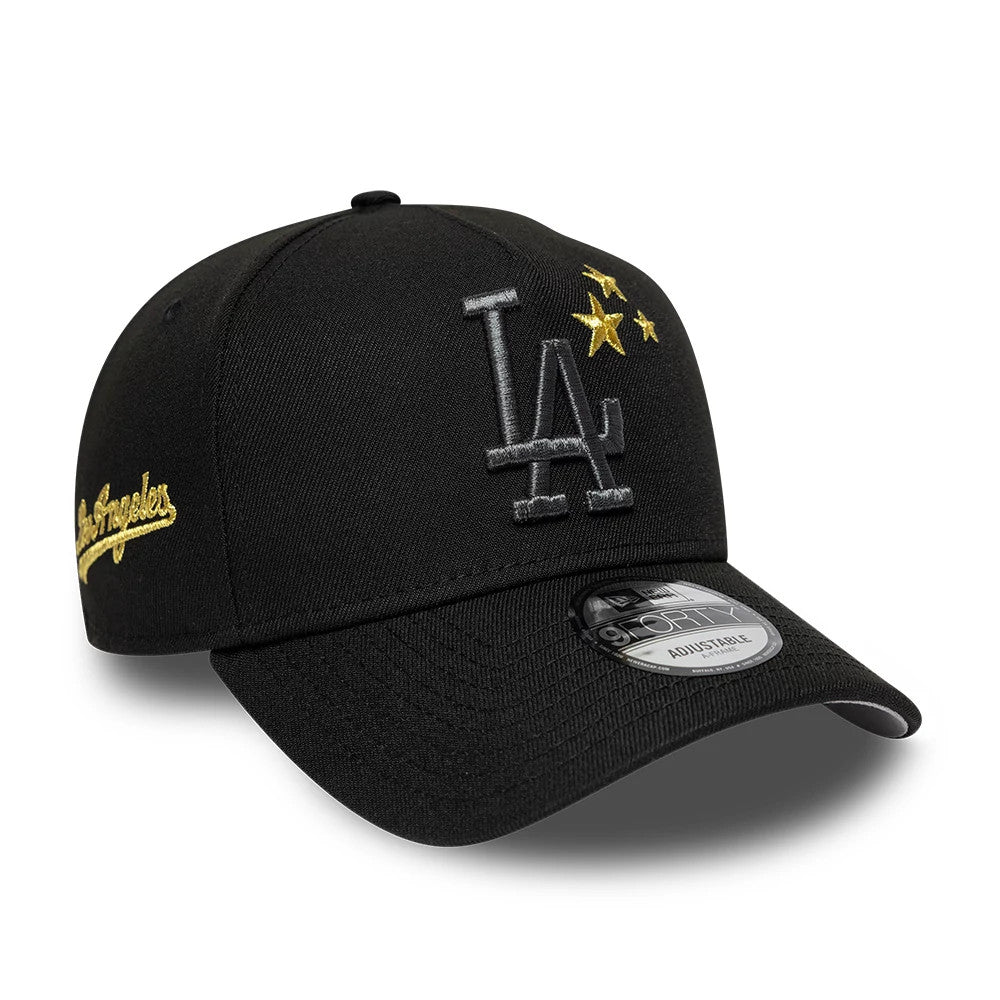 LA Dodgers MLB Cooperstown Black 9FORTY A-Frame Cap-Benirox