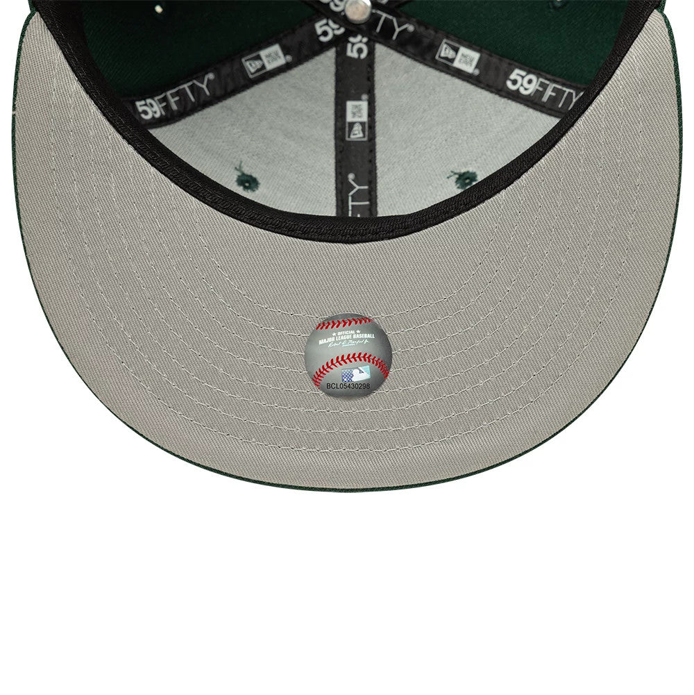 Athletics MLB Dark Green 59FIFTY Fitted Cap-Benirox