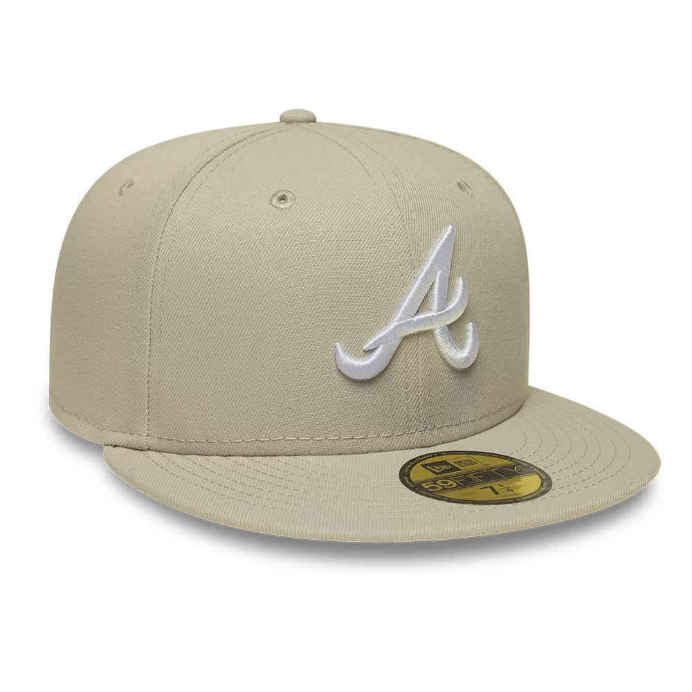 Atlanta Braves MLB Cream 59FIFTY Fitted Cap-Benirox