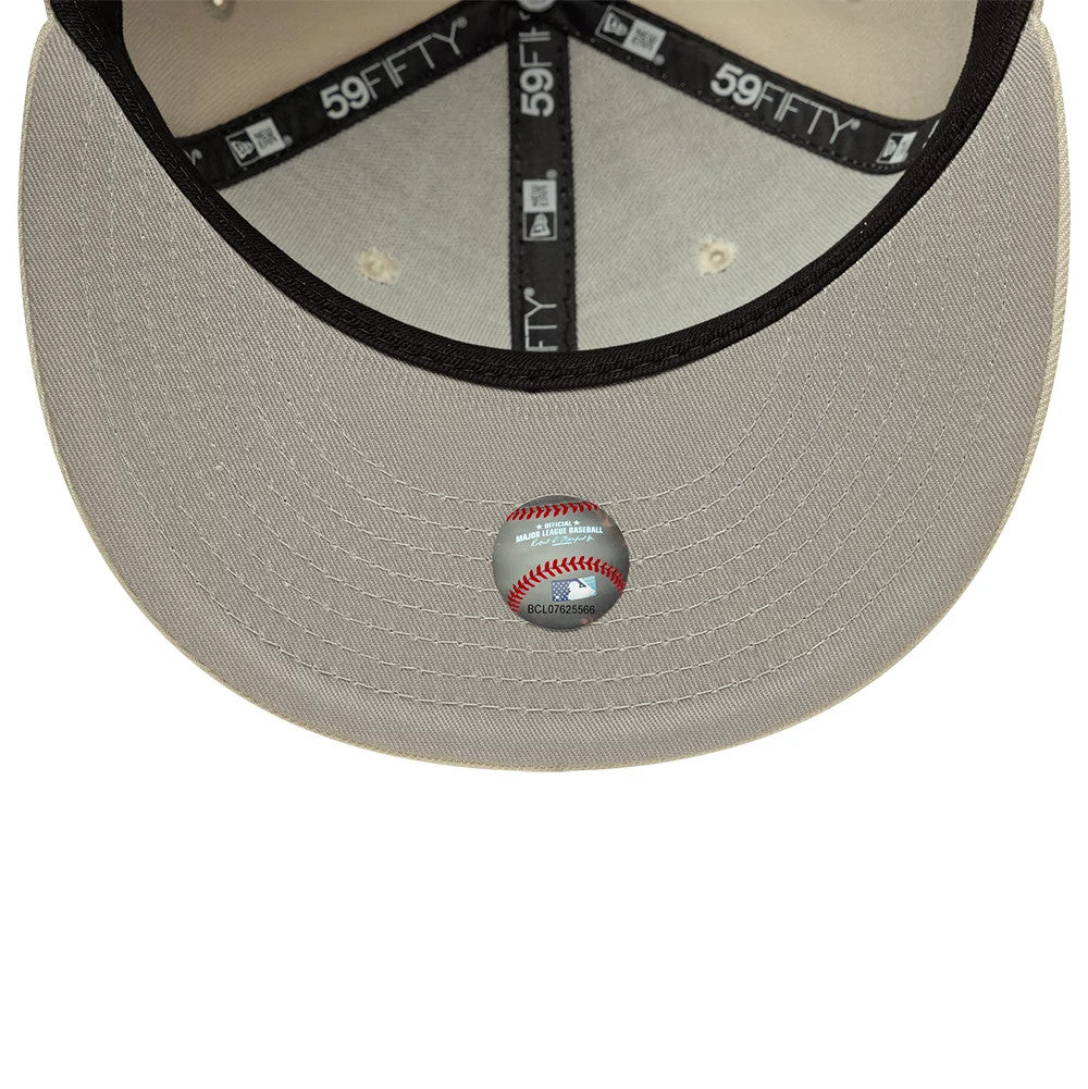Atlanta Braves MLB Cream 59FIFTY Fitted Cap-Benirox