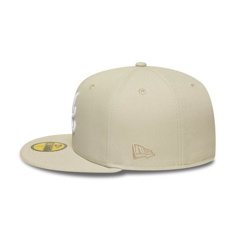 Atlanta Braves MLB Cream 59FIFTY Fitted Cap-Benirox